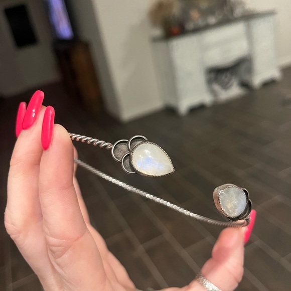 RESERVED - TRADE - Hannah Maed Levy Love Stoned Moonstone Choker🦄 - Picture 6 of 9